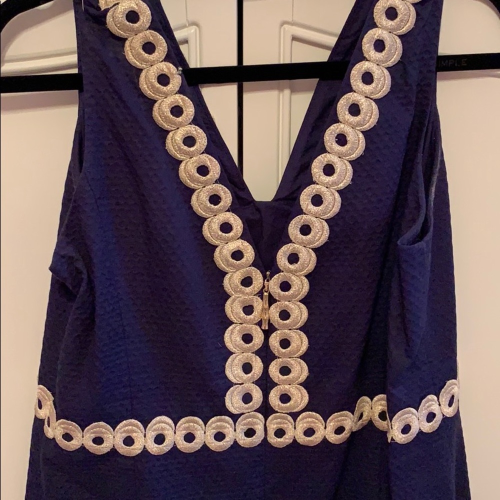 Navy Lilly Pulitzer dress - Picture 5 of 5